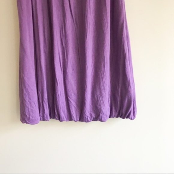 Soprano Purple Tank Dress With Bubble Hem - Picture 3 of 5
